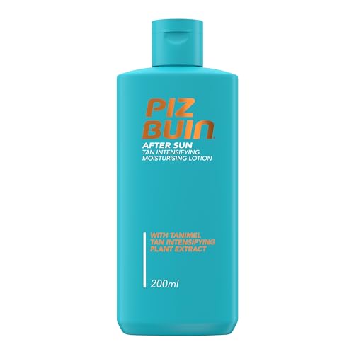 Piz Buin After Sun Tan Intensifier Lotion, schnell einziehende Bräunungsbeschleuniger Bodylotion, spendet 24h Feuchtigkeit (1 x 200 ml)