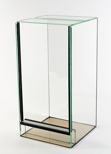 GECKOX Glasterrarium 25x25x50 cm mit Fallscheibe