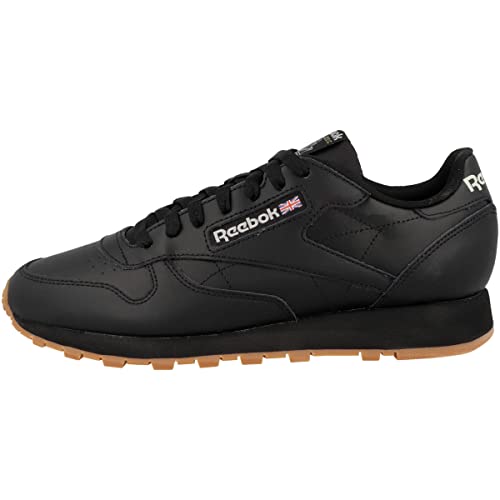 Reebok Unisex Classic Leather Sneaker,Cblack Pugry5 Rbkg03,34.5 EU