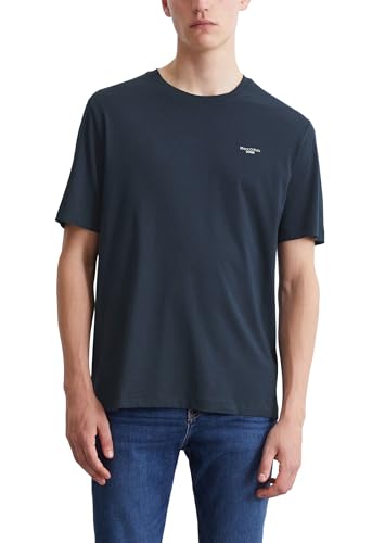 Marc O'Polo Herren B61202151060 T-Shirt, Navy Teal, XL EU