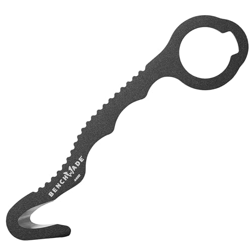 Benchmade 8 Rescue Hook Strap Cutter, Soft Black Sheath - 8BLKW