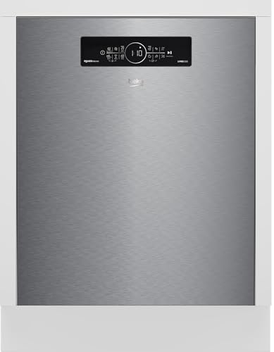 Beko BDDN36550XP Geschirrspüler 60 cm, unterbau, für 15 Maßgedecke, 6 Programme, 6 Zusatzfunktionen, 3 Spülebenen, SilentWash, SelfDry, PowerIntense, SensorAdapt, edelstahl