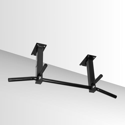 Bad Company Klimmzugstange Deckenmontage bis 350 kg belastbar - Klimmzug Stange Decke inkl. Anleitung und Befestigungsmaterial - Für Fitness Zuhause oder Gym - BCA-44