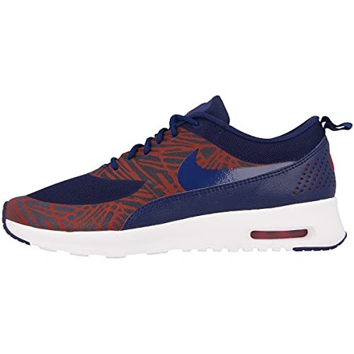 Nike Damen WMNS AIR MAX THEA Print Sneakers, Blau (402 LYL BL-Unvrsty RD-White), 38.5 EU