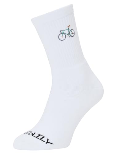 IRIEDAILY Peaceride Sock, Bio-Baumwolle, white, XL