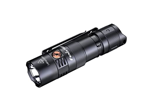 Fenix PD25R LED-Taschenlampe, tragbare hochhelle wiederaufladbare kleine gerade Röhre, 800 Lumen, 250 Meter große Reichweite, IP68 wasser- und staubdicht, Stroboskopfunktion, Outdoor-Taschenlampe