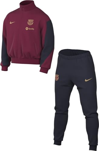 Nike Herren Trainingsanzug Fcb M Nk Df Strk Trk Suit K, Noble Red/Deep Royal Blue/Club Gold, FJ5407-621, L