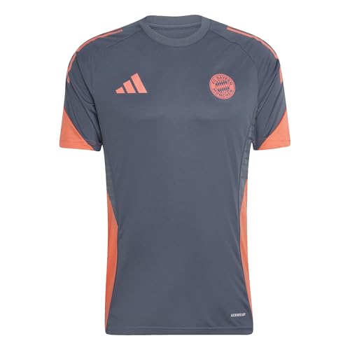adidas FC Bayern München Training Trikot Jersey (DE/NL/SE/PL, Alphanumerisch, L, Regular, Regular, Grey Blue)