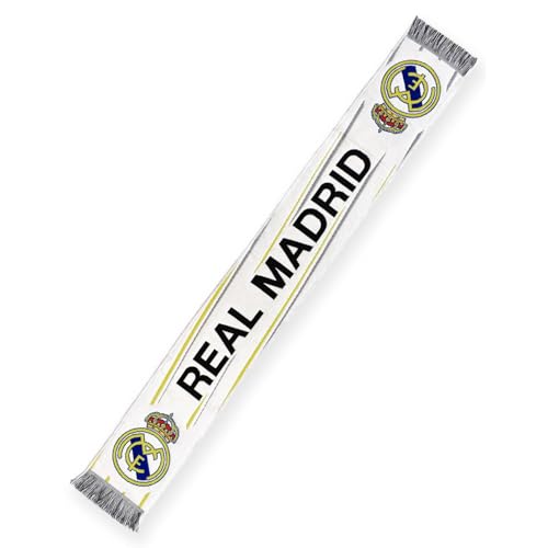 Real Madrid Strickschal Nr. 45, offizielles Lizenzprodukt, 140 x 20 cm