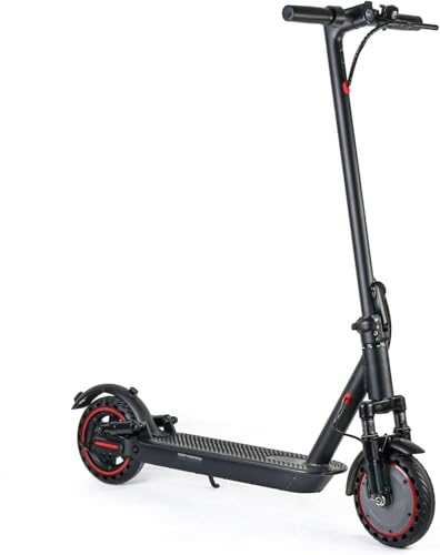 YOBACARID 8,5 Zoll Faltbarer Elektroroller aus Aluminiumlegierung, 20KM/H e Roller, mit App-Funktion, 25-30 km Reichweite Maximale Belastung 120 kg (ABE) grau