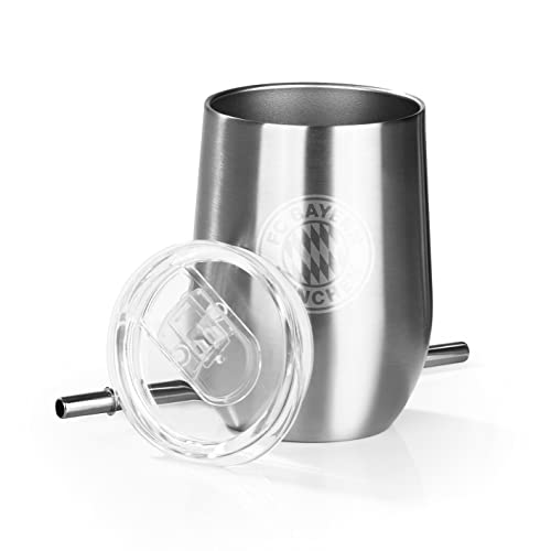 FC Bayern München Edelstahlbecher Silber