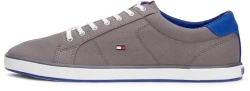 Tommy Hilfiger Herren Vulcanized Sneaker Schuhe, Grau (Steel Grey), 44