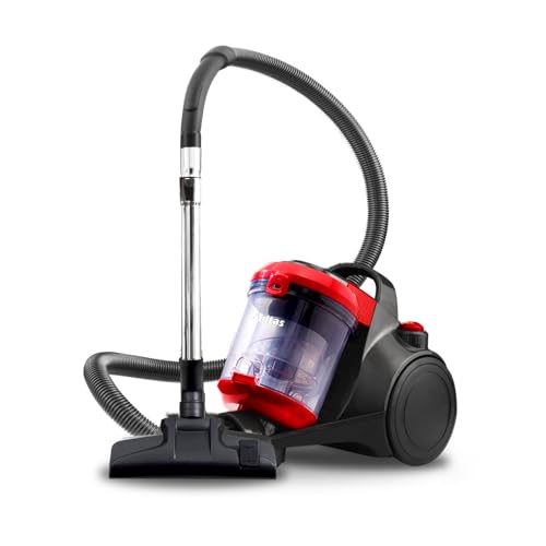 Akitas C10 Parkett-Staubsauger ohne Beutel 850W – mit autorisiertem, im Lieferumfang enthaltenem Parkettdüsen-Einsatz (33 cm) für Hartböden, Katzen- & Hundebesitzer