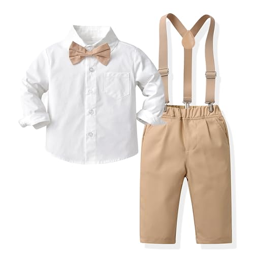 Baby Jungen Outfits Anzüge Gentleman Hosen Hemdanzüge Kinder Bekleidungset Festliche Taufanzug Kleikind Anzug