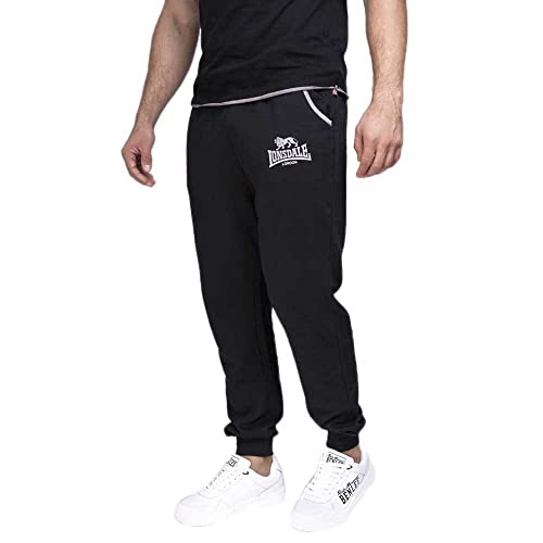Lonsdale Herren Sweatpants to toner Sporthose, Schwarz, XL EU