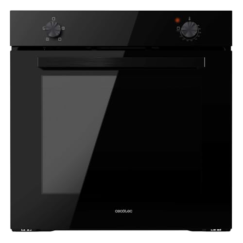 Cecotec Einbauofen Bolero Hexa C126000 Black A. 2800 W, 77 L Kapazität, 4 Funktionen, Steam Assist, Steam EasyClean, Cooling Fan, Triple Glass, Energieeffizienzklasse A, Innenbeleuchtung