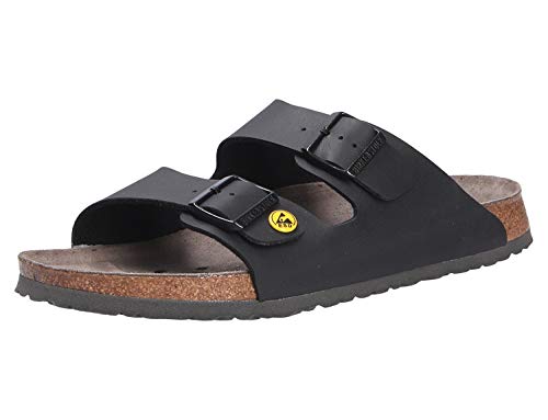 Birkenstock Professional Arizona Birko-Flor ESD, Pantoletten, (Schwarz 79), 43 EU (9 UK), 00089420430