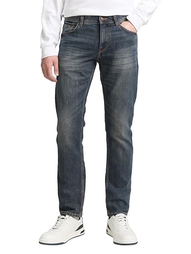 TOM TAILOR Herren Marvin Straight Jeans, 10281 - Mid Stone Wash Denim, 36/34