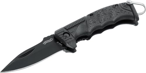 Walther Klappmesser Micro PPQ Knife, Taschenmesser, 440C, ideal für Outdoor und Alltag Aktvitäten