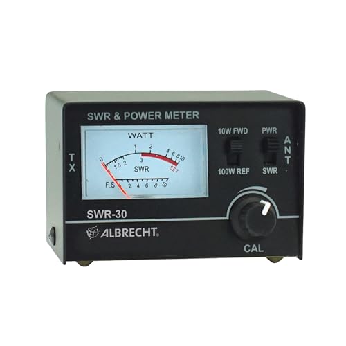Albrecht SWR-30, PWR Power- Meter, Stehwellen- und Leistungsmessgerät zum Abstimmen von Funkantennen, small