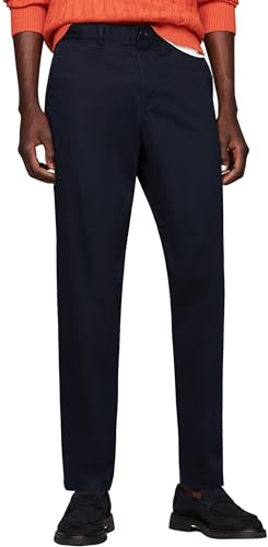 Tommy Hilfiger Herren Chino Hose Harlem Tapered Fit, Blau (Desert Sky), 28W/32L