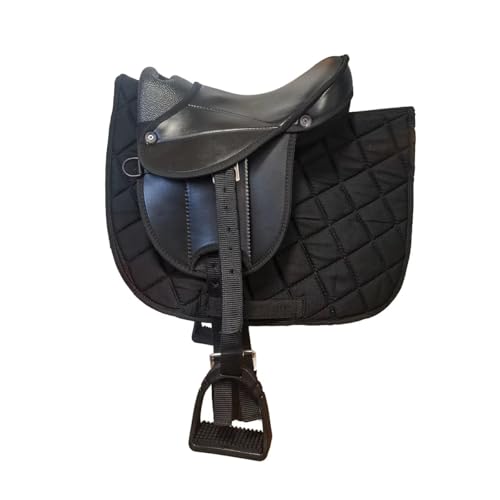 German Riding Sattelset Little Star schwarz