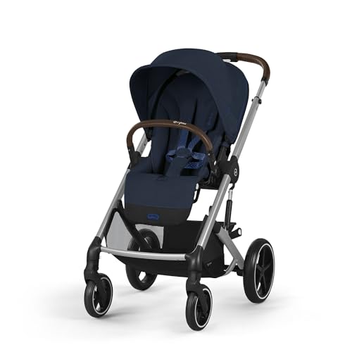 Cybex Gold - Kinderwagen Balios S Lux Silbener Rahmen - Ocean Blue Kollektion 2025