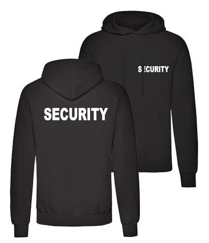 FaPak Security Kapuzen-Pullover Herren – Hoodie - Größe XXL - Robuste Security Ausrüstung für professionelle Einsätze I Strapazierfähige Security Kleidung Herren