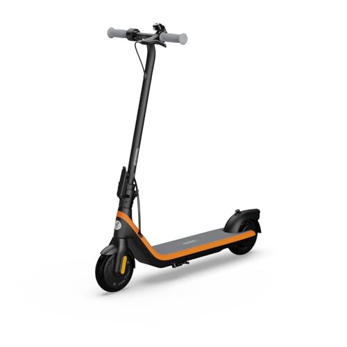 Segway-Ninebot C2 E Kinder E-Scooter – Kids E-Scooter (6-12 Jahre, bis zu 16 km/h, 7 Zoll Reifen, LED-Beleuchtung, klappbar, Schwarz) by Segway