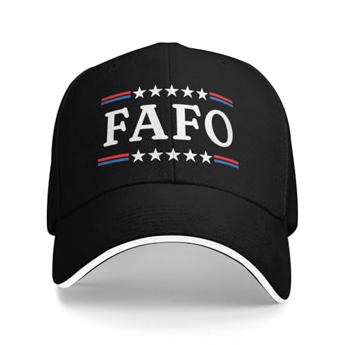 KWQDOZF Fafo Hats Unisex Baseball Cap Casquette Dad Hat