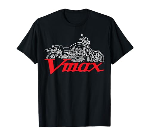 V-Max 1200 1985–2007 für Cruiser, Biker, Motorrad T-Shirt
