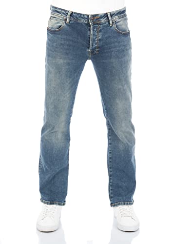 LTB Jeans Herren Stretch Roden Bootcut Jeanshose Hose Denim, Farbvariante:Maul Wash (53359), Größe:33W / 34L