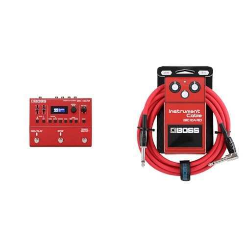 BOSS RC-500 Loop Station Bundle mit BOSS BIC-10A-RD Instrumentenkabel