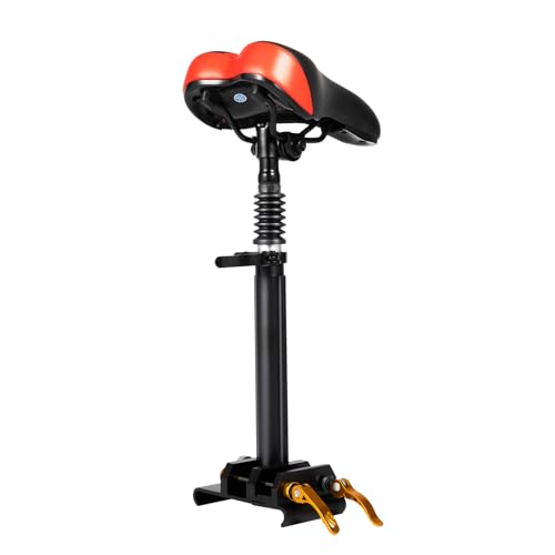JJsdwin E Roller Sitz, E Scooter Sitz Universal für Xiaomi M365 und Xiaomi M365 Pro Scooter, Stoßdämpfender, Höhenverstellbarer 45-67cm