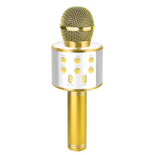 Mikrofon Kinder, Drahtloses Karaoke Mikrofon für Kinder, Spielzeug Kinder, KTV Karaoke Maschine, Karaoke Mikrofon Bluetooth Ab 3-12 Jahre