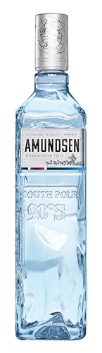 AMUNDSEN Vodka (1 x 700 ml), kristallklarer Vodka mit 6-stufiger Destillation, besonders weicher & reiner Geschmack, Hommage an die unberührte Antarktis, 37,5% Alk.