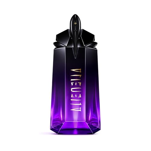 MUGLER Alien Extraintense Eau de Parfum, Damen-Parfum, Floraler, holziger und vanilleartiger Duft, Extra-feminin und extra-sinnlich, Nachfüllbar, 90 ml
