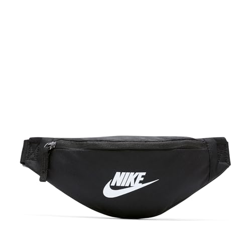 Nike Unisex Heritage G rteltaschen, Black/Black/White, Einheitsgröße EU