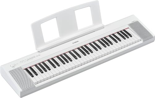 Yamaha NP-15 Piaggero Digital Keyboard – Leichtes und tragbares Keyboard mit 61 anschlagdynamischen Tasten und 15 Klangfarben
