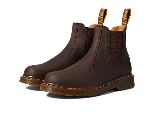 Dr. Martens Unisex 2976 YS Amphibians, Dark Brown Crazy Horse, 39 EU
