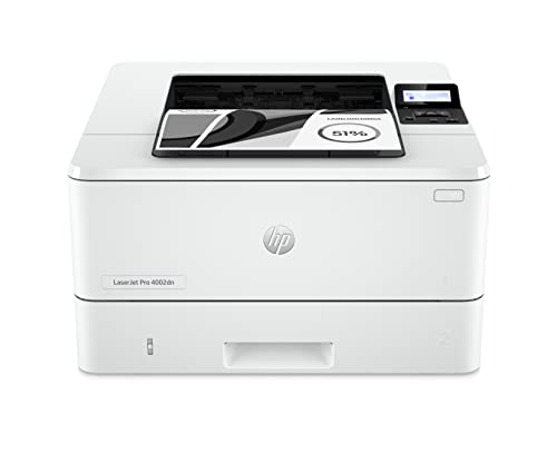 HP LaserJet Pro 4002dn Laserdrucker, Automatischer beidseitiger Druck, Hohe Druckgeschwindigkeit, Hi-Speed USB, Ethernet, Smart App, Wolf Pro Security