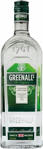 Greenall's I London Dry Gin I Handgefertigt in Englands ältester Gin Destillerie I Komplexer Geschmack I 37,5% Vol. I 700 ml