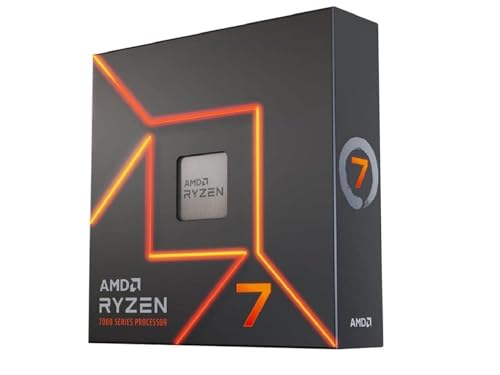 AMD Ryzen 7 7700X Prozessor (intergrierte Radeon Grafik, 8 Kerne/16 Threads, 105W DTP, AM5 Sockel, 40MB cache, Bis zu 5.4 GHz max boost, Kein Kühler)