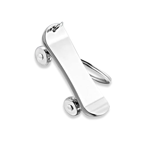 Benust Skateboard Auto Schlüsselanhänger, Kreativer Sport Style Schlüssel Anhänger, Metall Schlüsselanhänger geschenk für Auto Motorrad Fahrrad