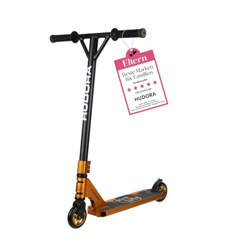 HUDORA Stunt Scooter XR-25.1, Gold Tretroller Trickroller