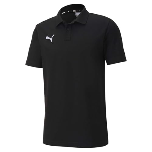 PUMA Herren teamGOAL 23 Casuals Polo Poloshirt, Black, XXL