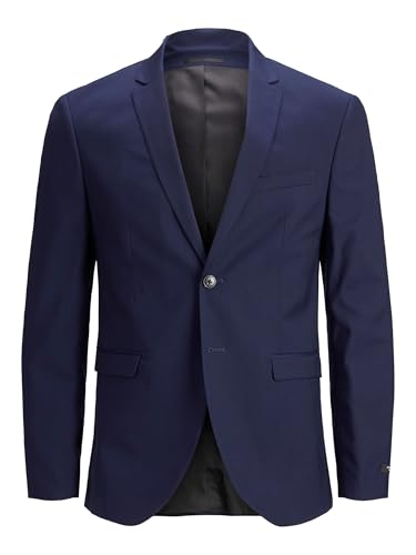Jack & Jones Herren Jprfranco Blazer Ps Noos Sakko 12202681,Medieval Blue,66 Große Größen