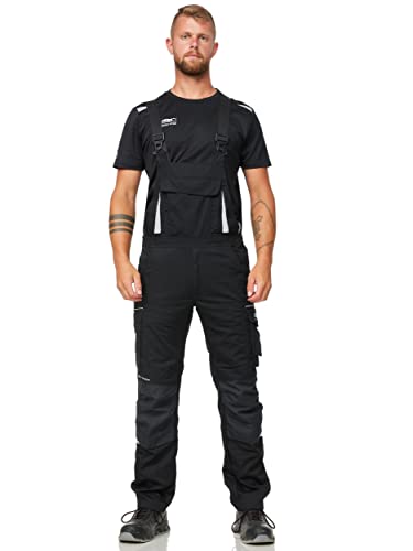 PUMA Work WEAR Premium Latzhose mit vielen Taschen und extra verstärktem Nylon Gewebe - Gr. 54