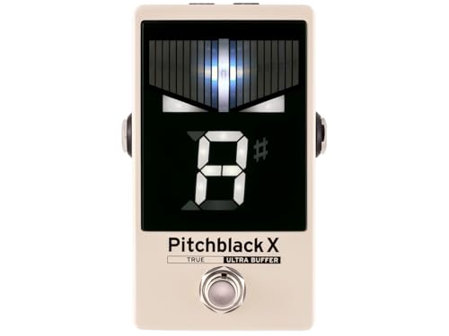 Korg Pitchblack X Serie – PB-X Chromatisches Pedal Stimmgerät – Creme