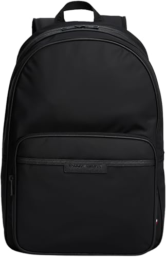 Tommy Hilfiger Herren Rucksack Repreve mit Laptopfach, Schwarz (Black), Einheitsgröße